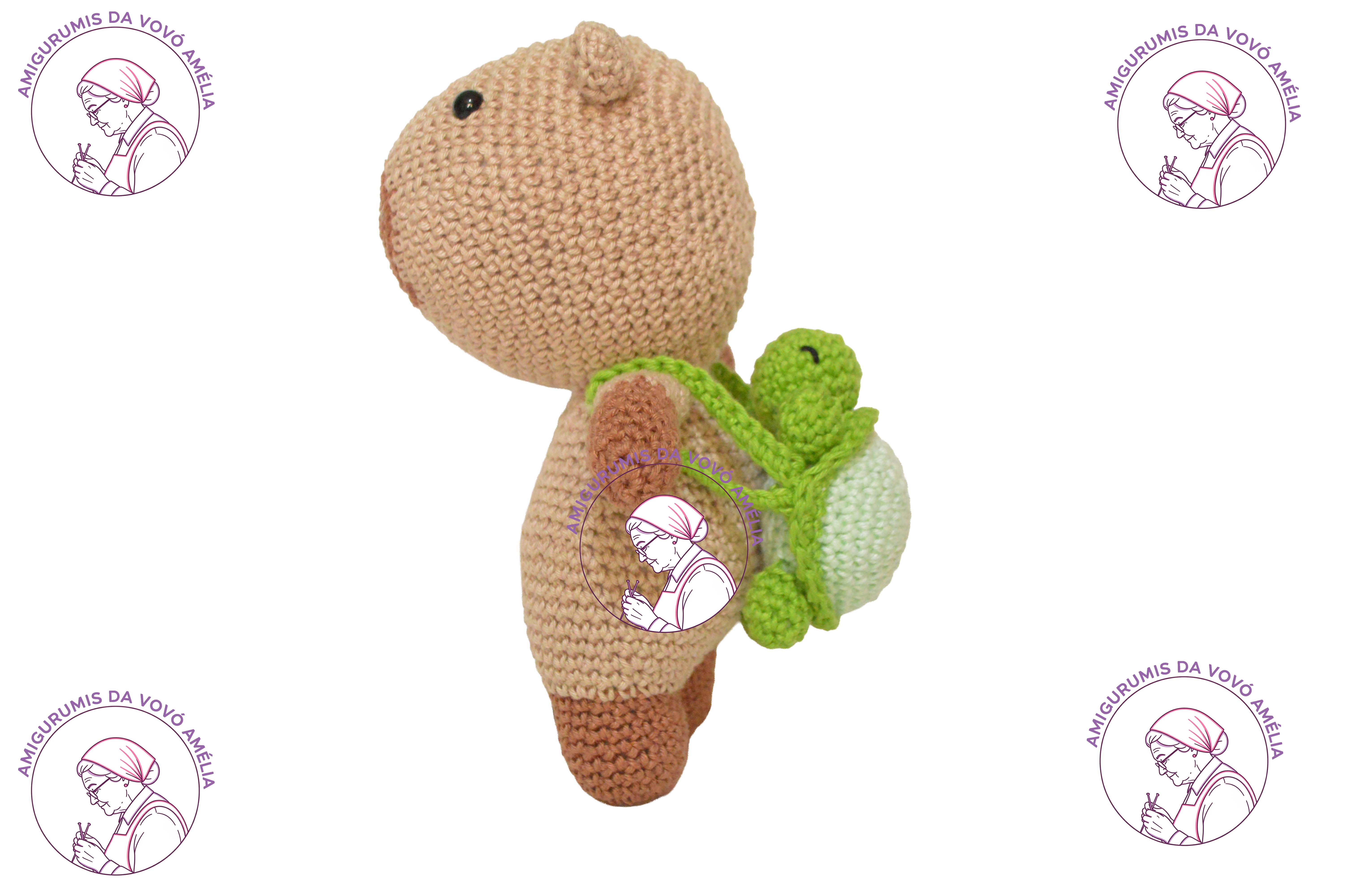 Capivara + Mochila Tartaruga